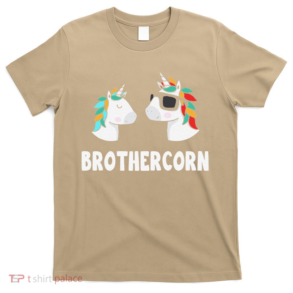Brothercorn Unicorn Brother And Baby Fathers Day Birthday T-Shirt