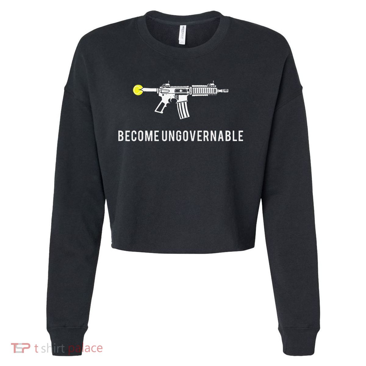 Become Ungovernable Cropped Pullover Crew