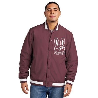 Buddha Usachan Battle Of Ragnarok Record Insulated Varsity Jacket