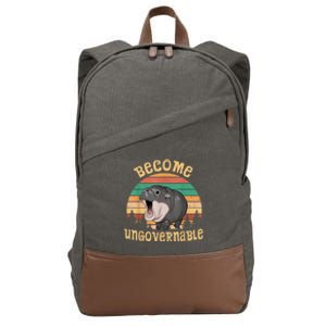 Become Ungovernable Cotton Canvas Backpack