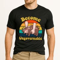 Become Ungovernable Baby Hippo Moo Deng Funny Meme Performance Shirt