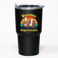 Become Ungovernable Baby Hippo Moo Deng Funny Meme Tumbler