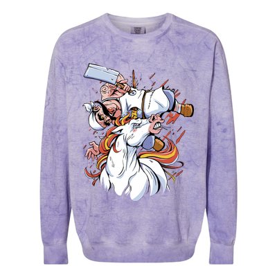 Butcher Unicorn Colorblast Crewneck Sweatshirt