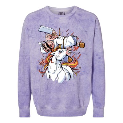 Butcher Unicorn Colorblast Crewneck Sweatshirt