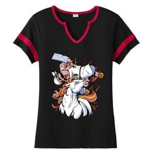 Butcher Unicorn Ladies Halftime Notch Neck Tee