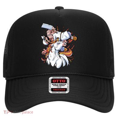 Butcher Unicorn High Crown Mesh Back Trucker Hat