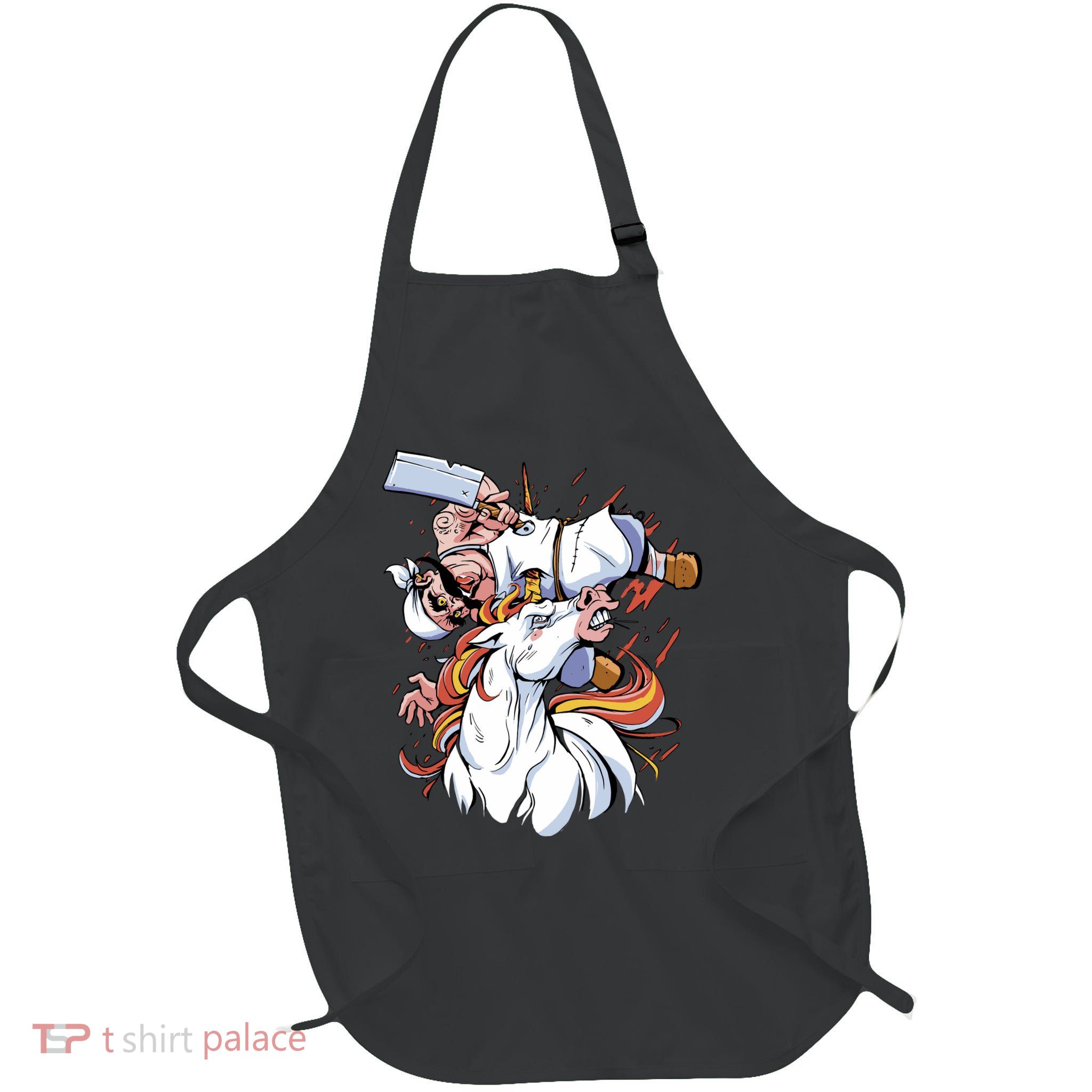 Butcher Unicorn Full-Length Apron With Pockets
