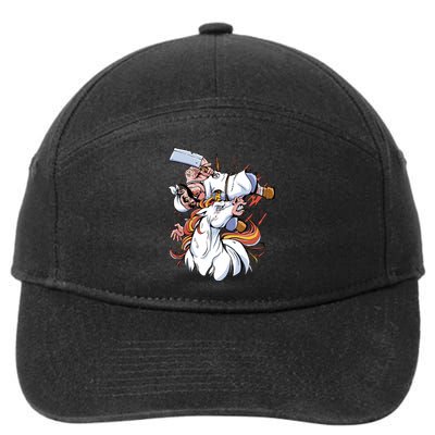 Butcher Unicorn 7-Panel Snapback Hat