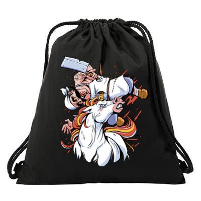 Butcher Unicorn Drawstring Bag