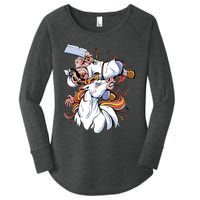 Butcher Unicorn Women's Perfect Tri Tunic Long Sleeve Shirt