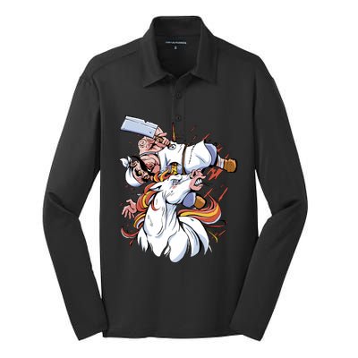 Butcher Unicorn Silk Touch Performance Long Sleeve Polo