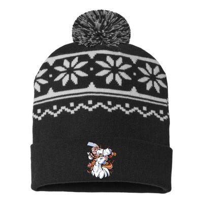 Butcher Unicorn USA-Made Snowflake Beanie