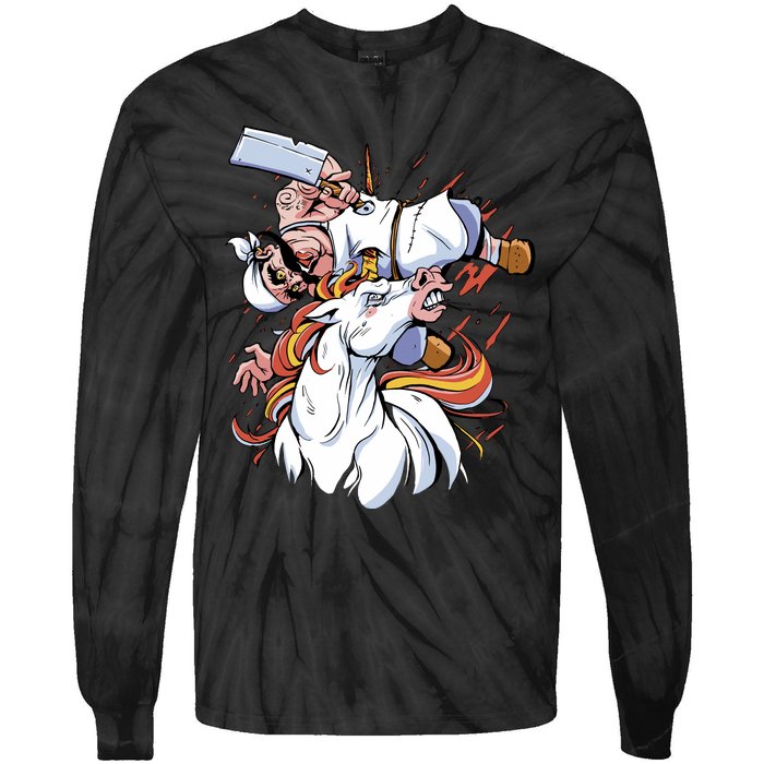 Butcher Unicorn Tie-Dye Long Sleeve Shirt