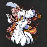 Butcher Unicorn Golf Towel