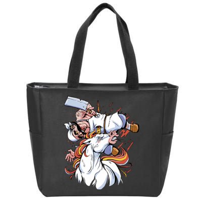 Butcher Unicorn Zip Tote Bag