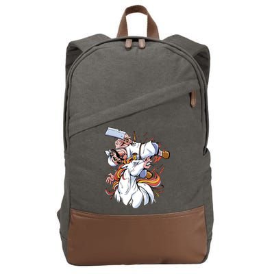 Butcher Unicorn Cotton Canvas Backpack
