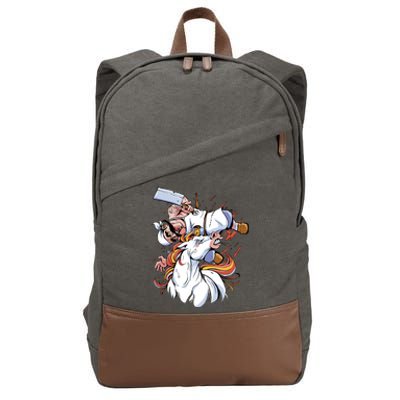 Butcher Unicorn Cotton Canvas Backpack