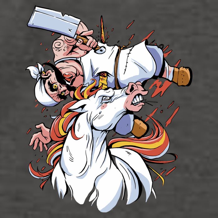 Butcher Unicorn Vector Backpack