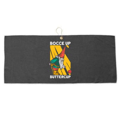 Bocce Up Buttercup Bocce Ball Christmas Gift Large Microfiber Waffle Golf Towel