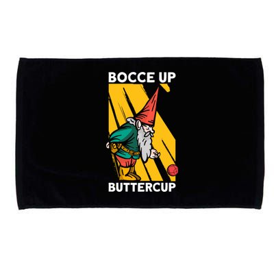 Bocce Up Buttercup Bocce Ball Christmas Gift Microfiber Hand Towel