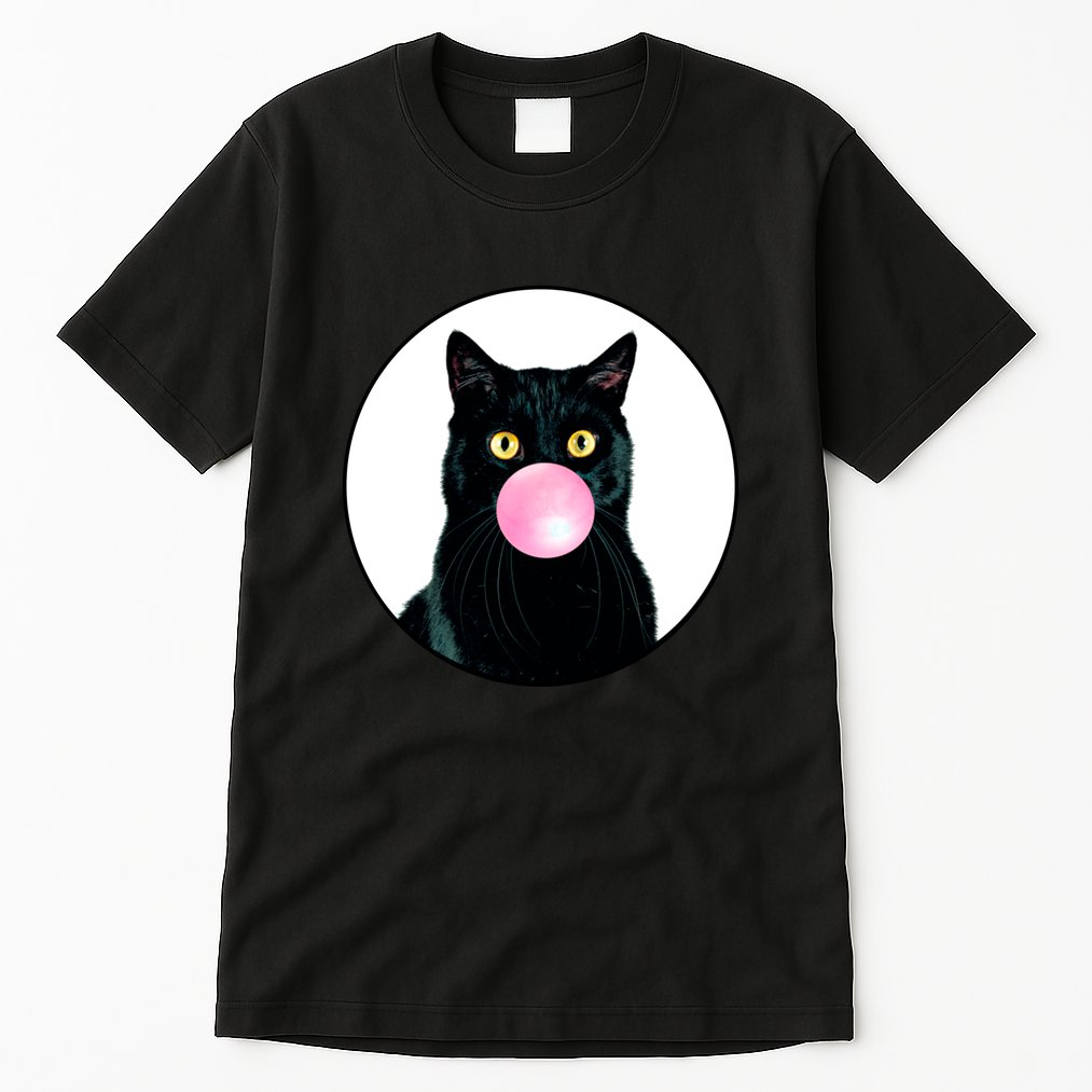 Bubble Cat Tall T-Shirt