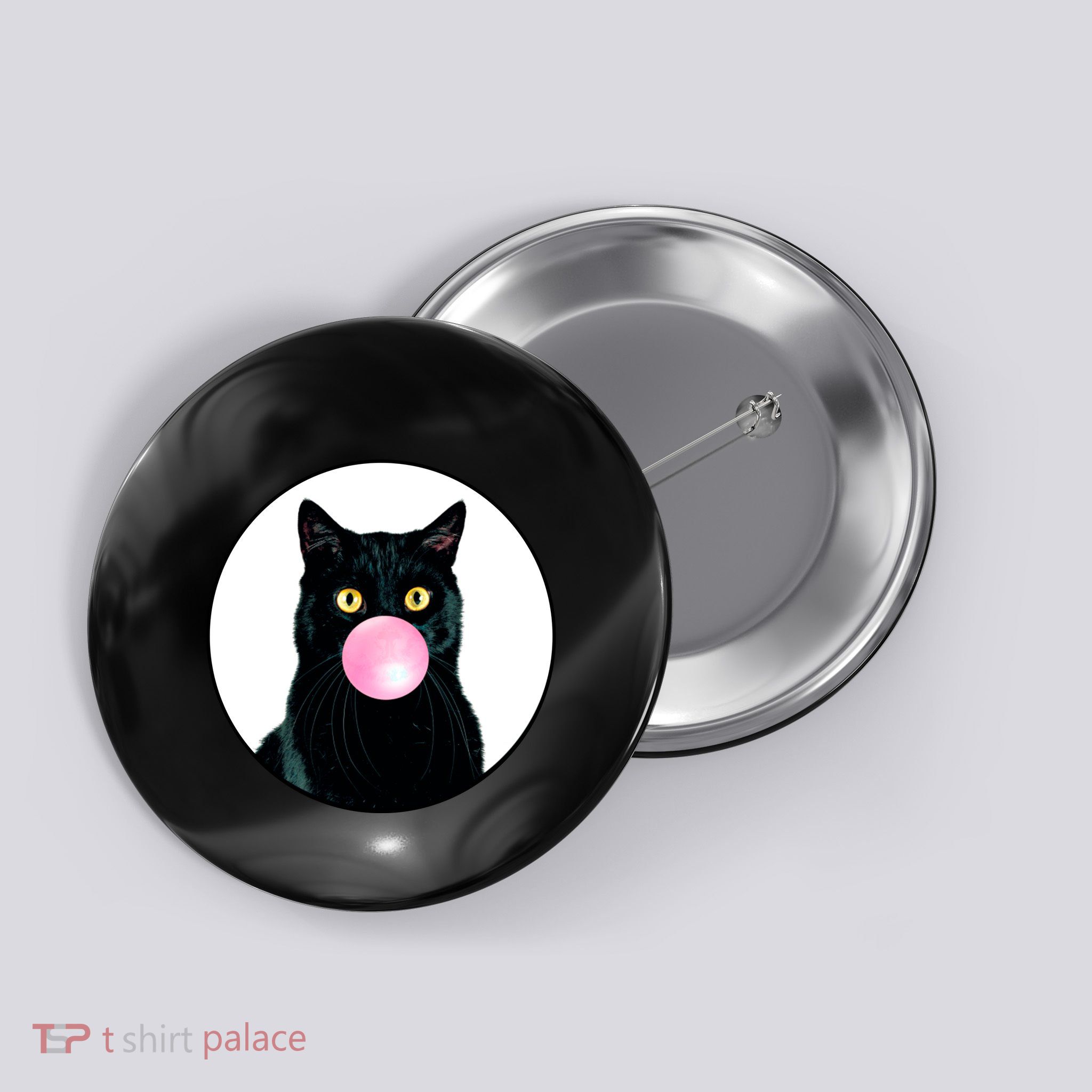 Bubble Cat Button