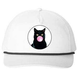 Bubble Cat Snapback Five-Panel Rope Hat