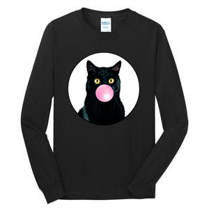 Bubble Cat Tall Long Sleeve T-Shirt