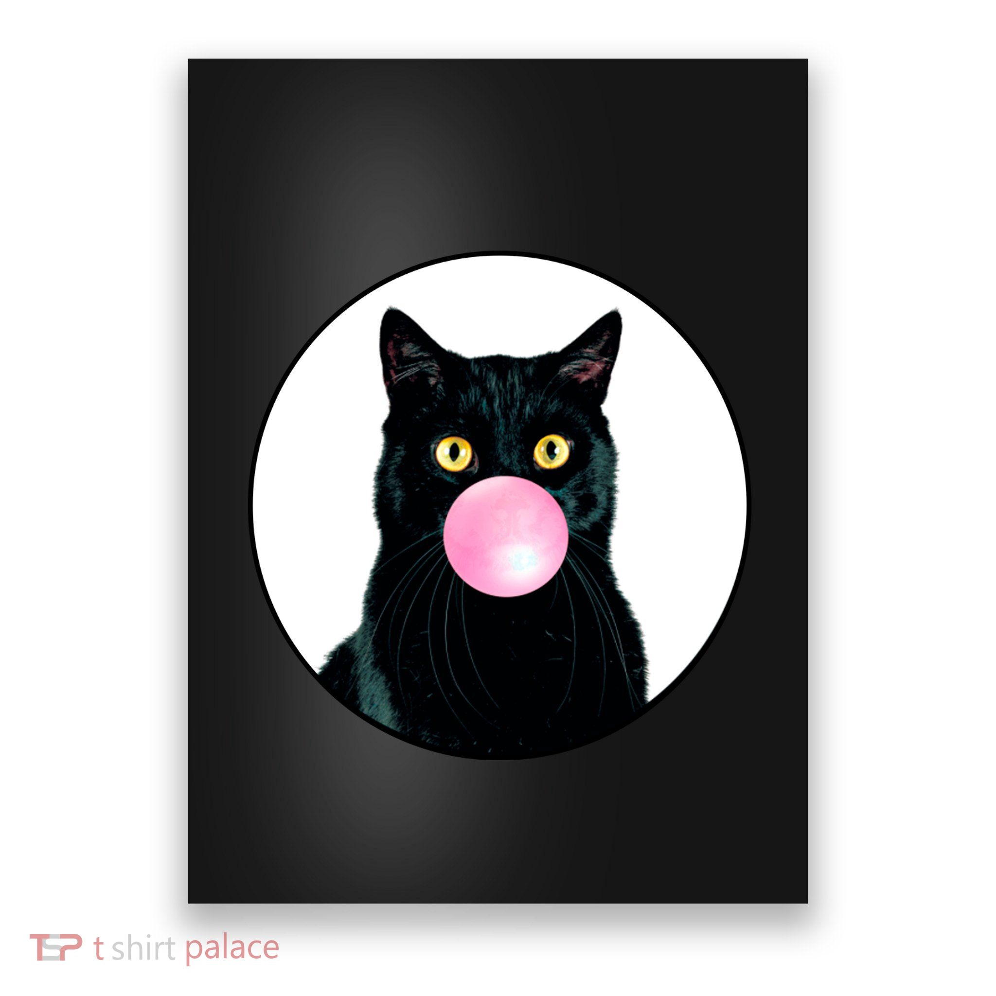 Bubble Cat Poster