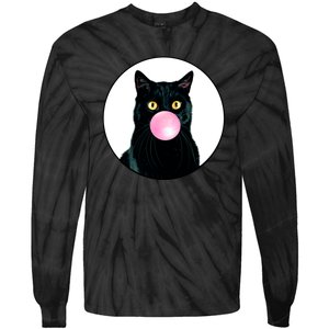 Bubble Cat Tie-Dye Long Sleeve Shirt