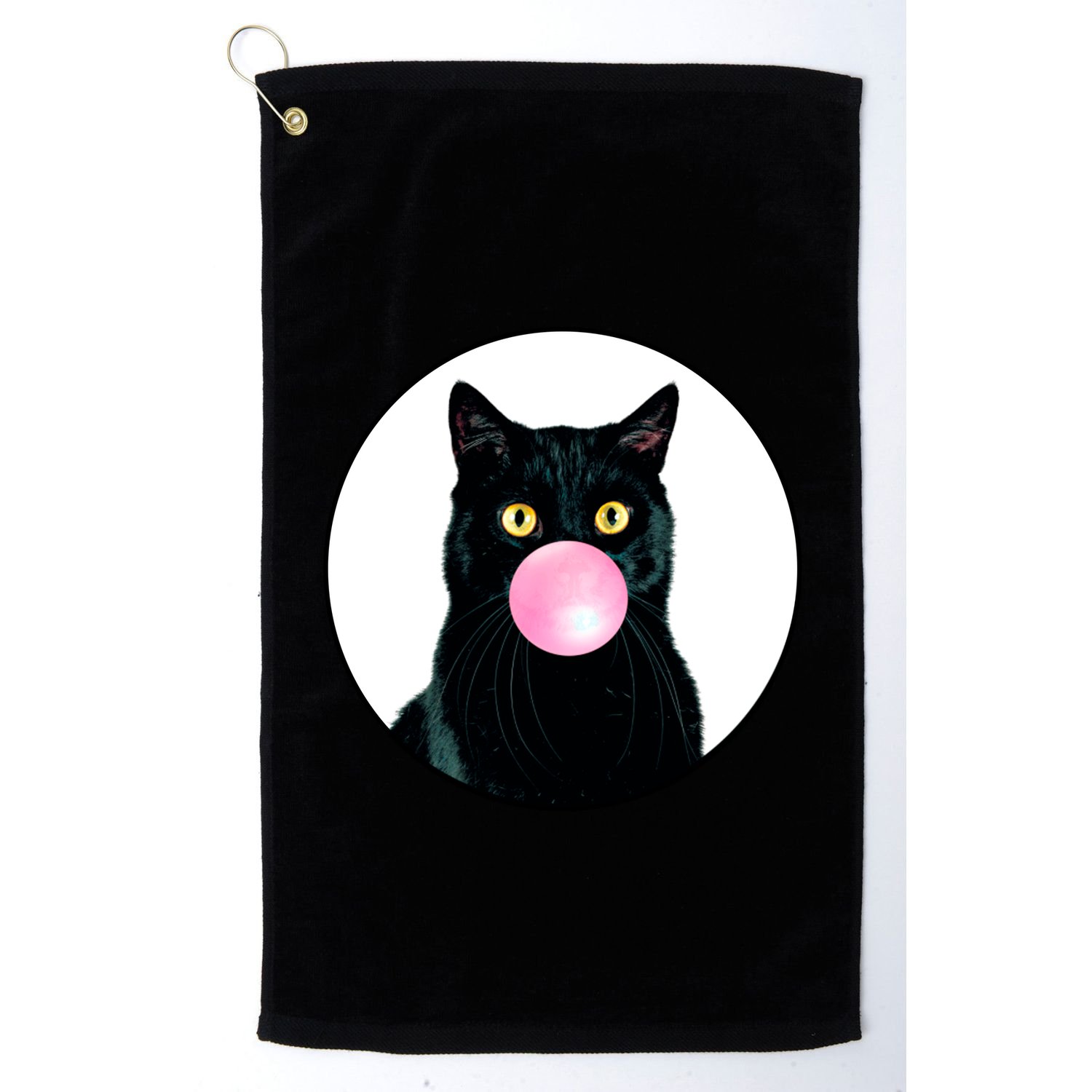 Bubble Cat Golf Towel