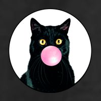 Bubble Cat Golf Towel