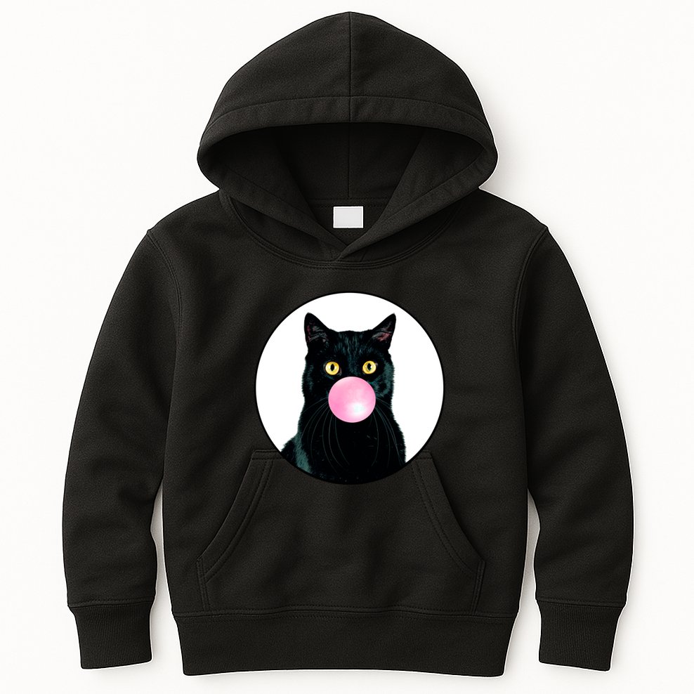 Bubble Cat Kids Hoodie