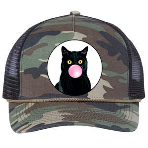 Bubble Cat Retro Rope Trucker Hat Cap