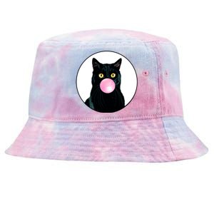 Bubble Cat Tie-Dyed Bucket Hat