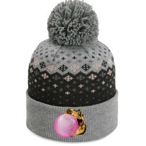 Bubble Gum T-Rex The Baniff Cuffed Pom Beanie