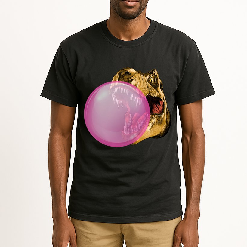 Bubble Gum T-Rex Tall T-Shirt