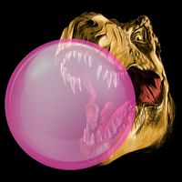Bubble Gum T-Rex 7-Panel Snapback Hat