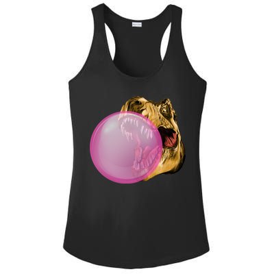 Bubble Gum T-Rex Ladies PosiCharge Competitor Racerback Tank