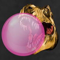 Bubble Gum T-Rex 25L Jumbo Tote