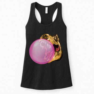 Bubble Gum T-Rex Womens Tank Top