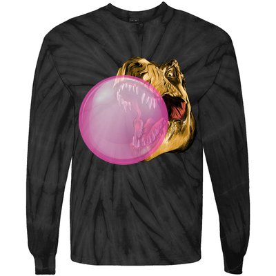 Bubble Gum T-Rex Tie-Dye Long Sleeve Shirt