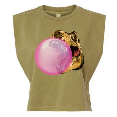 Bubble Gum T-Rex Garment-Dyed Women's Muscle Tee