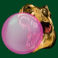 Bubble Gum T-Rex Cooling Performance Crew T-Shirt