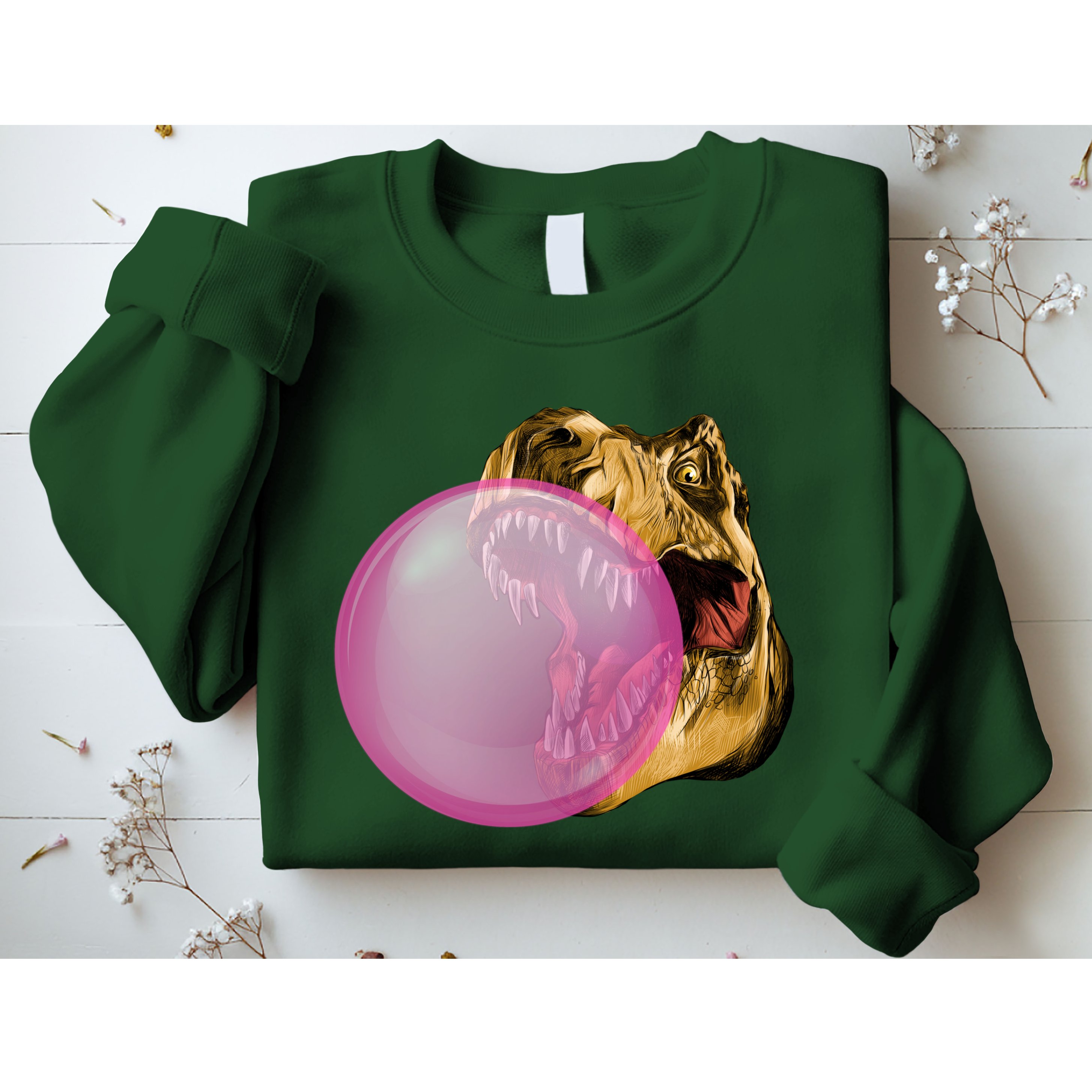 Bubble Gum T-Rex Sweatshirt