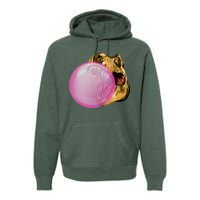 Bubble Gum T-Rex Premium Hoodie