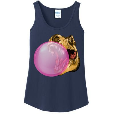 Bubble Gum T-Rex Ladies Essential Tank