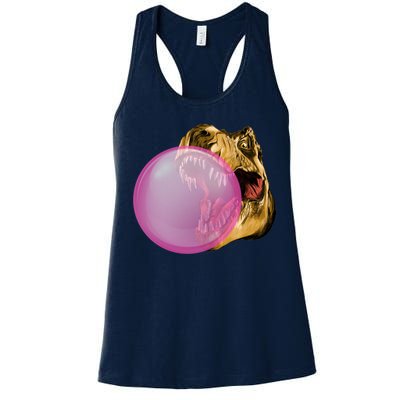 Bubble Gum T-Rex Women's Racerback Tank