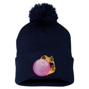 Bubble Gum T-Rex Pom Pom 12in Knit Beanie