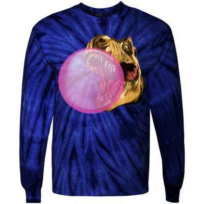 Bubble Gum T-Rex Tie-Dye Long Sleeve Shirt